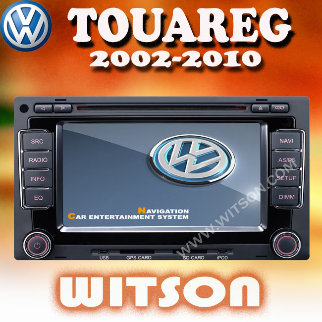 Witson Car DVD Player with GPS for Volkswagen Touareg (W2-D9200V)