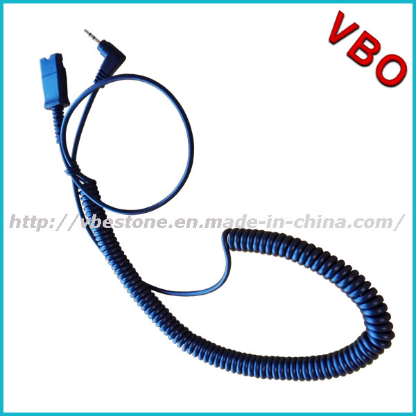 Qd 2.5mm Bottom Cord Call Center Telephone Headset