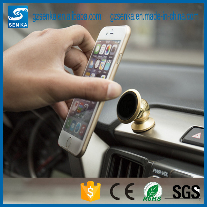 360 Degree Rotate Aluminium Alloy Magnetic Car Phone Holder