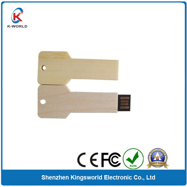 4GB Wood Key USB Flash Drive