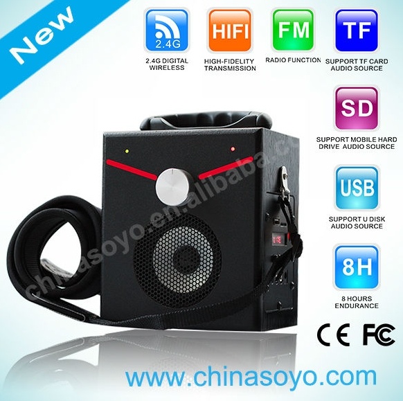 Multimedia Bluetooth Portable SD USB Speaker