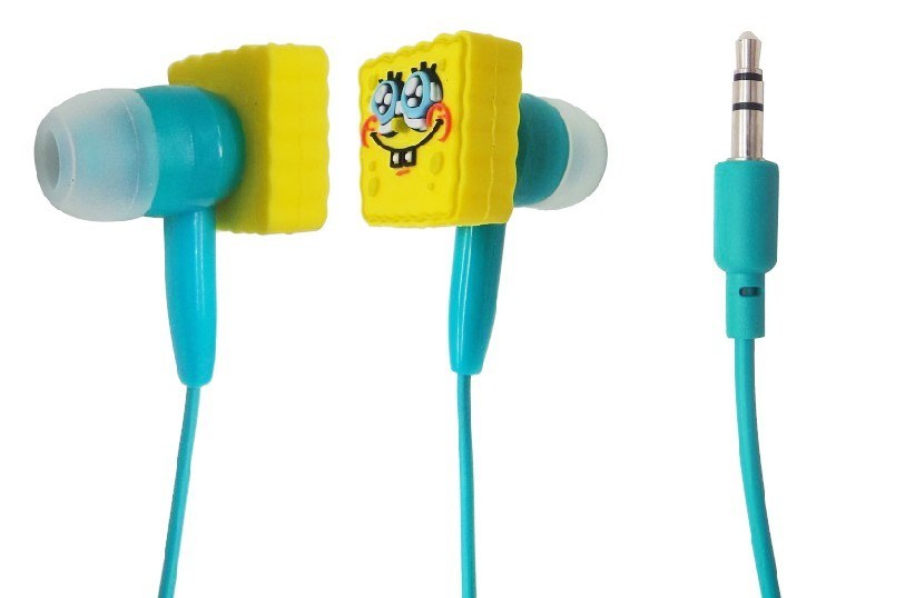 Hot Selling Sponge Christmas Cartoon Earphone