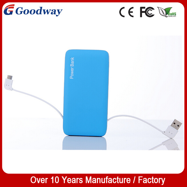 Wholesale Good Selling Portable Power Bank 6000mAh Charger