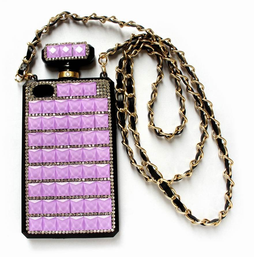 Phone Accessories with Perfume Bottle Decoration