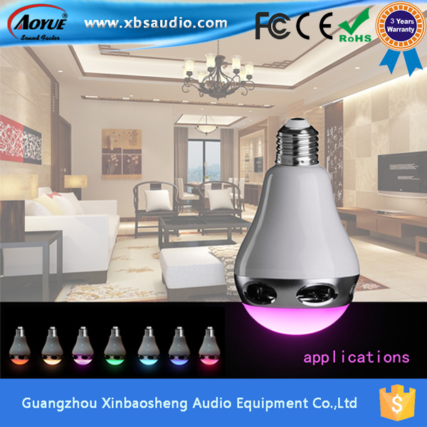 Smart Wireless APP Controlled Bluetooth Speaker with LED Flashing Light Bulb