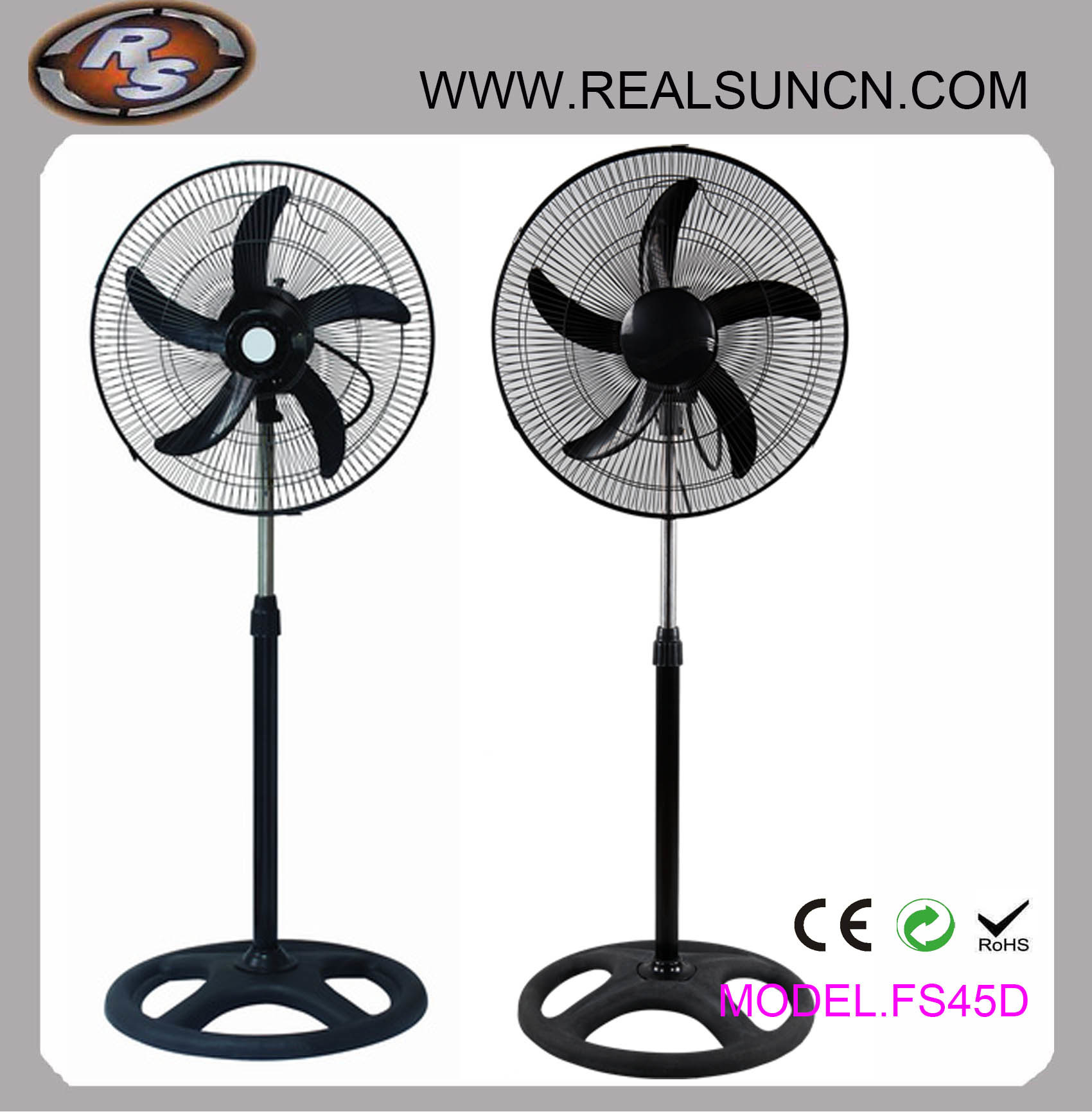 18inch Industrial Fan with 5 Vane