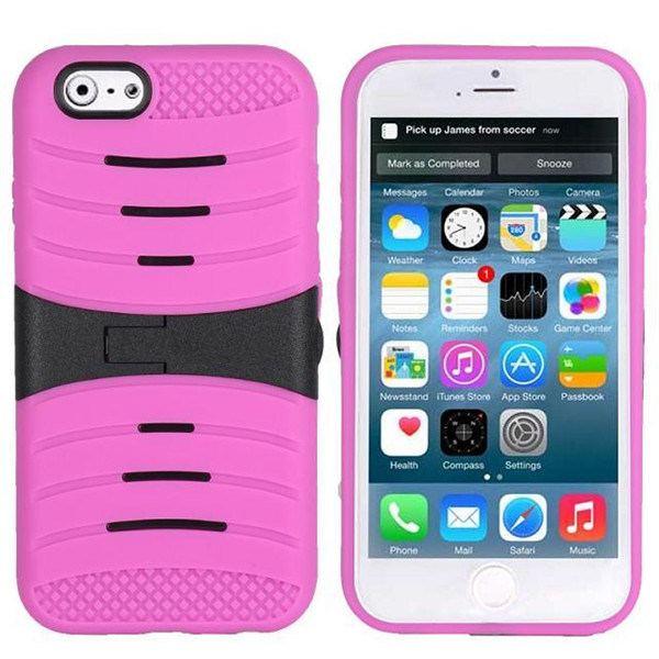 Stripe Robot Kickstand Cell Phone Cover for iPhone 6 Case