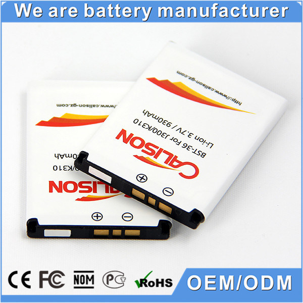 Factory Manufacturer BST-36 Mobile Battery for Sony Ericssion