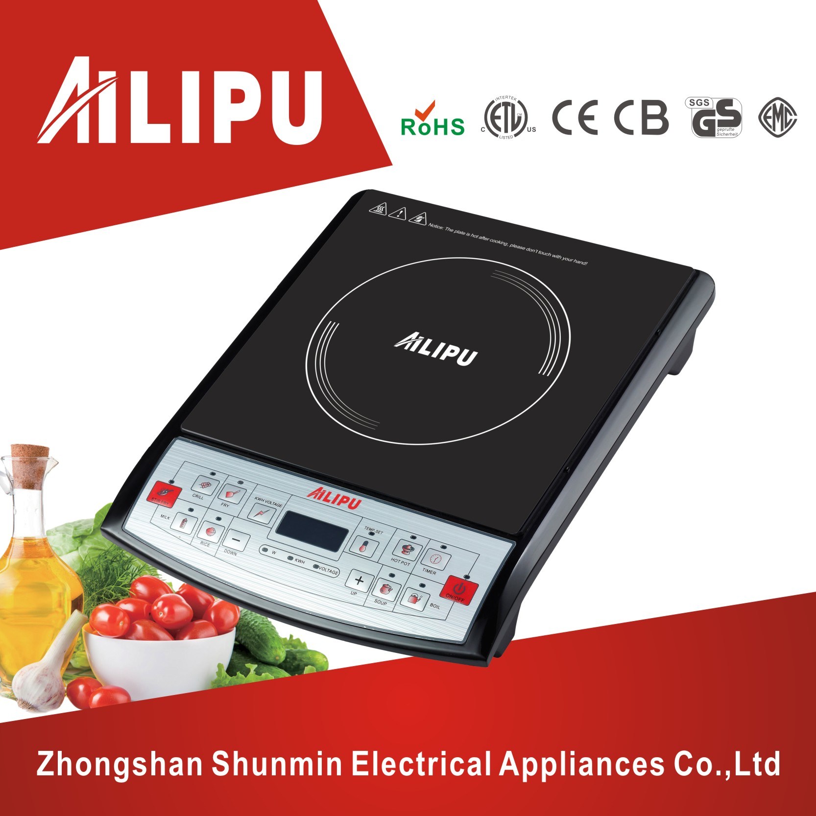 Energy-Saving and Good Price Durable Induction Cooker Big Size