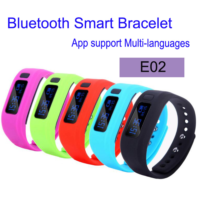 Hot Selling Bluetooth Smart Bracelet with Pedometer (E02)