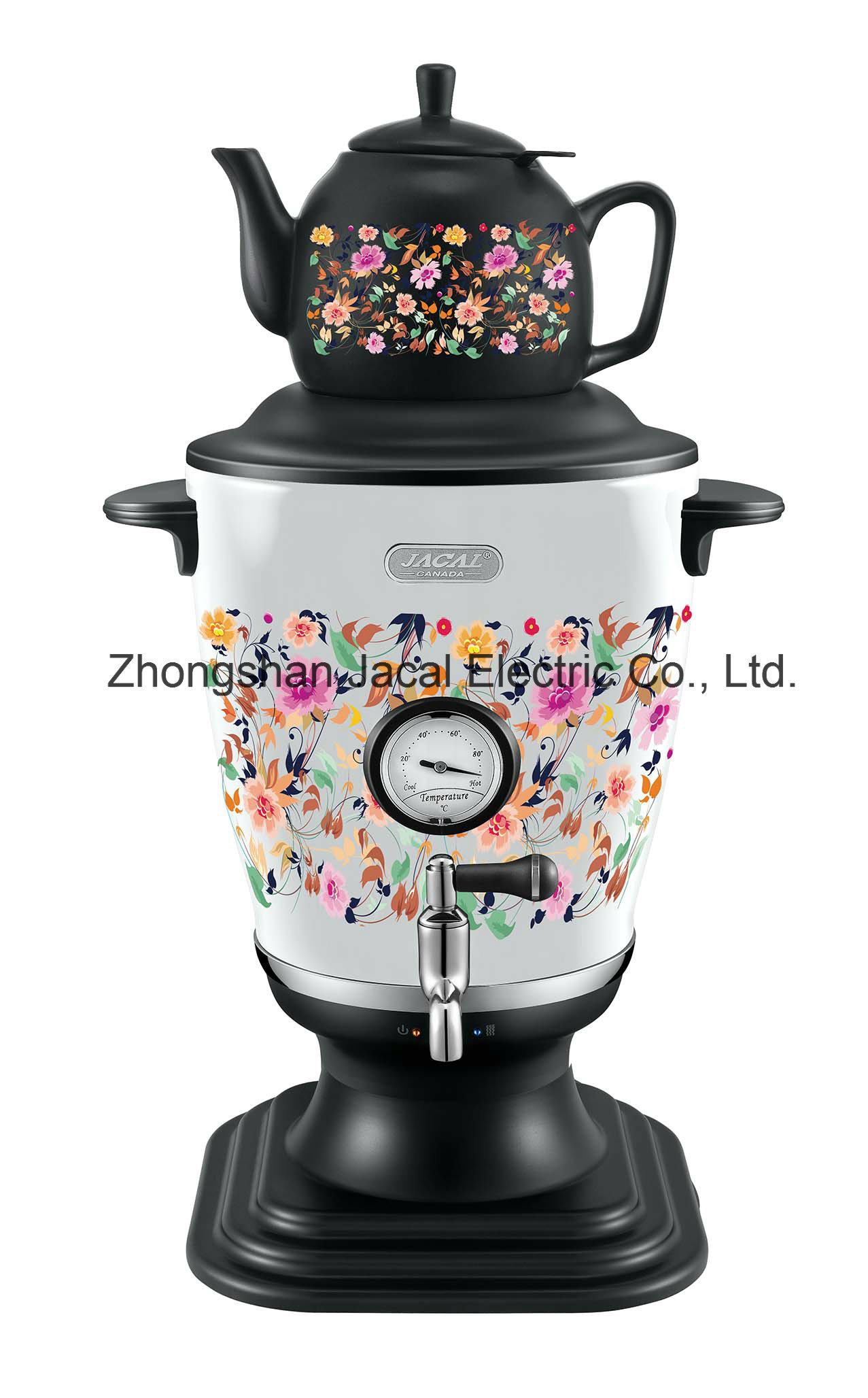 3.2L Stainless Steel Samovar (with temperature display/flower) [T19A]