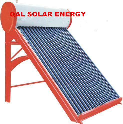 Unpressurized Evacuated Tube Solar Water Heater