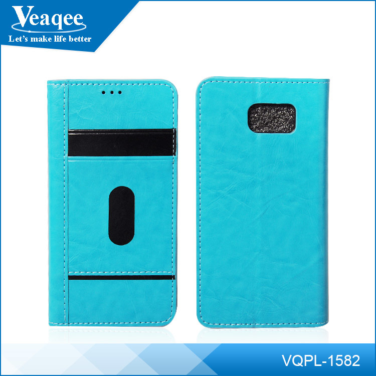 Wholesale High Quality Leather Phone Covers for Samsung S6 Edge