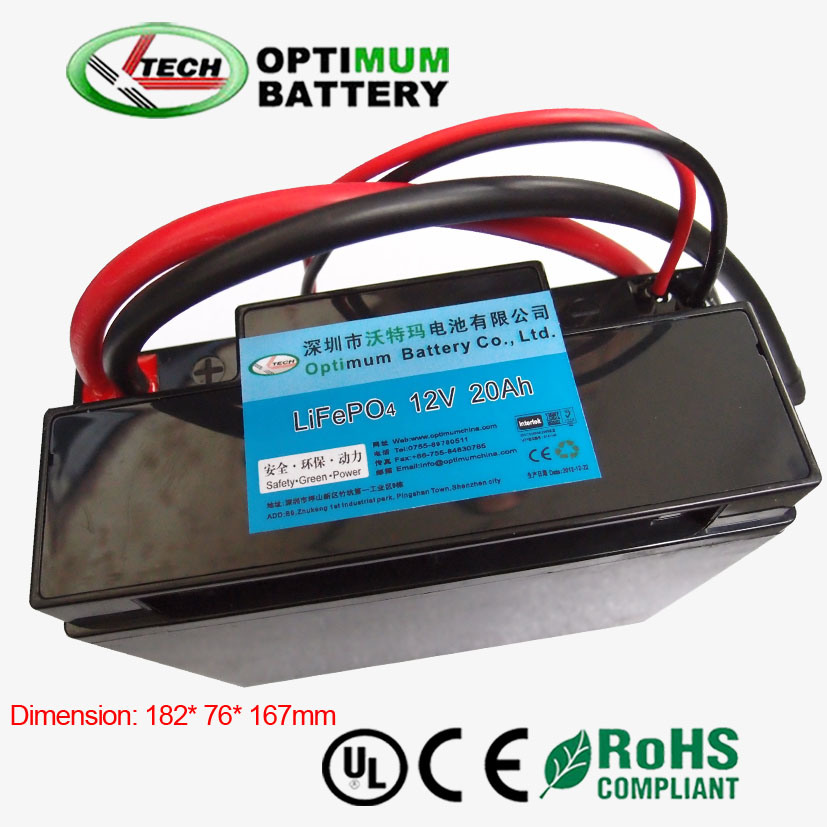 Electric Golf Carts 12V 20ah Lithium Battery