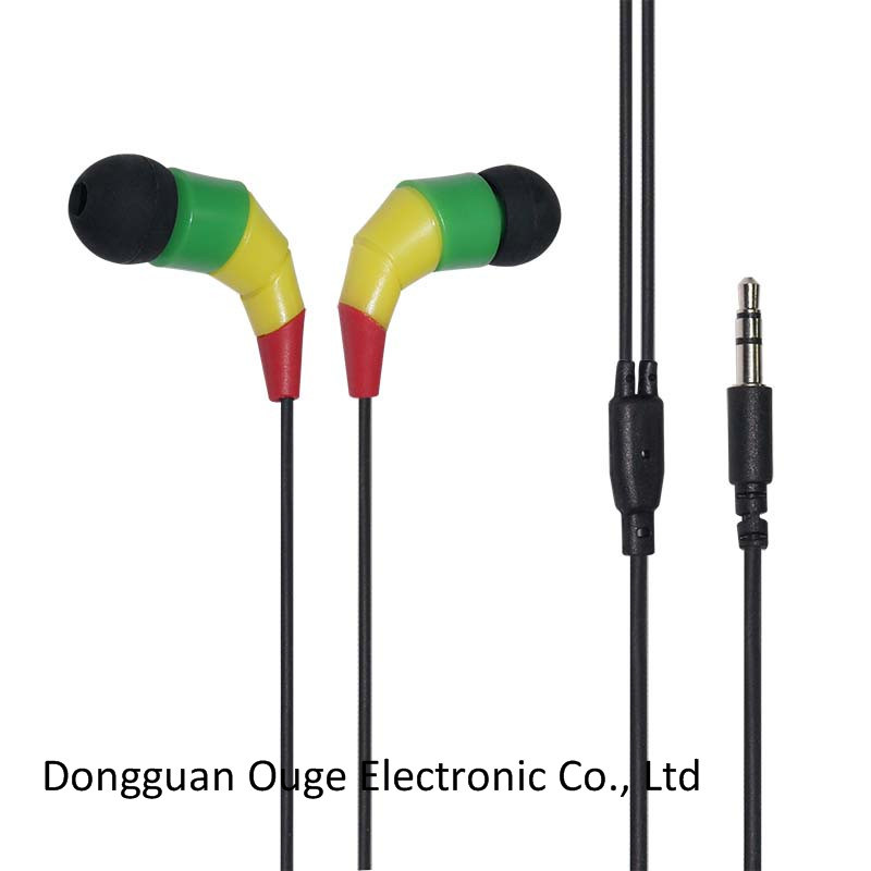 Innovative Style Cool Fashion Stereo Colorful Mobile Earphone (OG-EP-6509)