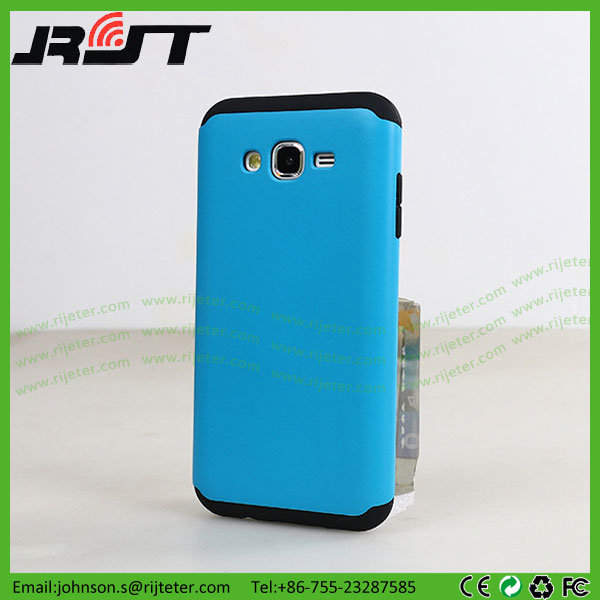 for Samsung J7 Mobile Phone Case with Many Colors Hybrid TPU +PC Phone Cover (RJT-0291)