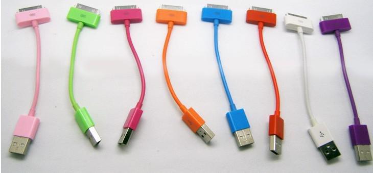 Mobile Phone Data Line Cable Short Cable Charging Line Cable for iPhone HTC