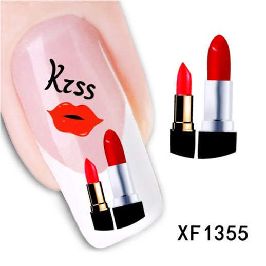 Sexy Lips Nail Art Stickers Tattoo Nails Decoration