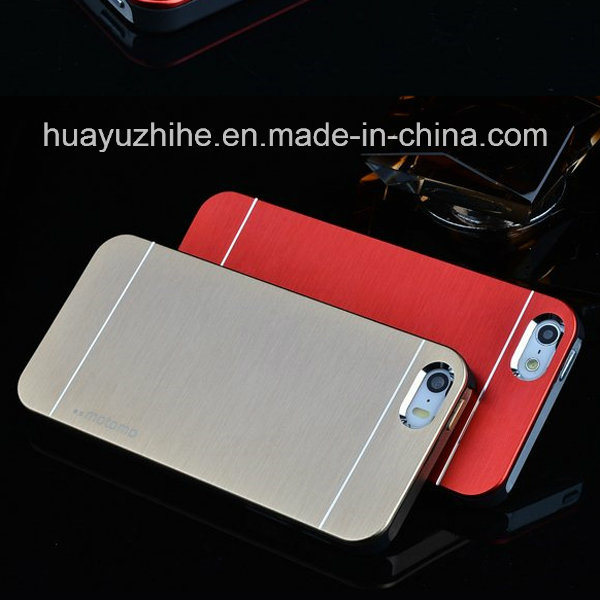 Wire Drawing Aluminium Alloy Mobile Phone Case for iPhone 5s