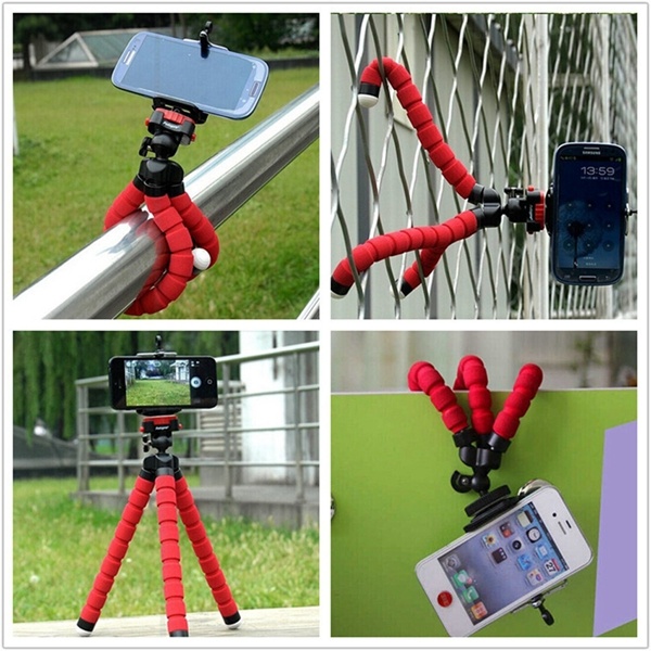 Flexible Octopus Tripod Bracket Selfie Stand Mount Monopod Car Phone Holder