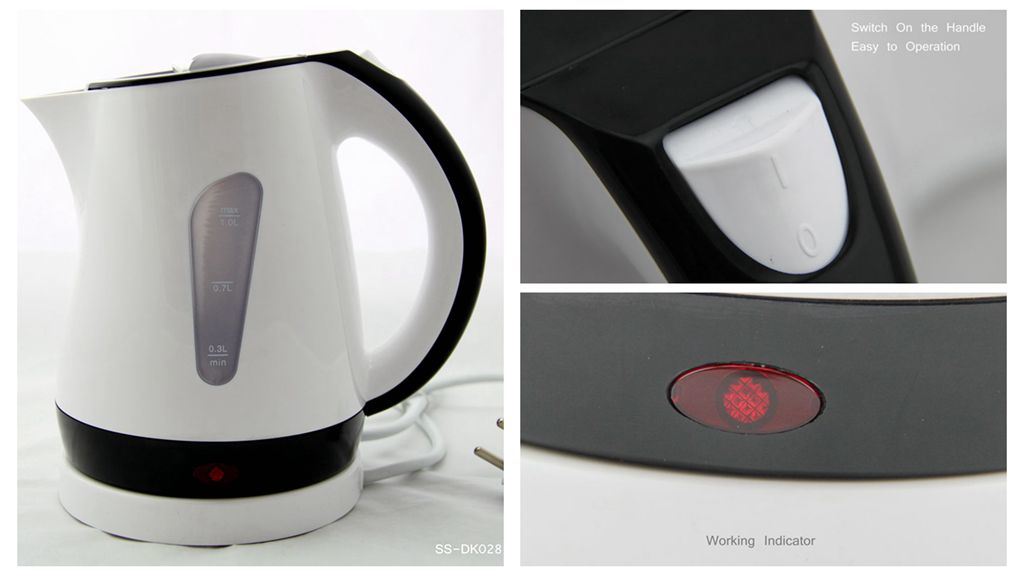 Ss-Dk028: New 1.0L CB Approval Mini Electrical Kettle