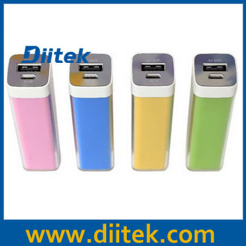 Lip Gloss Power Bank with 2600mAh