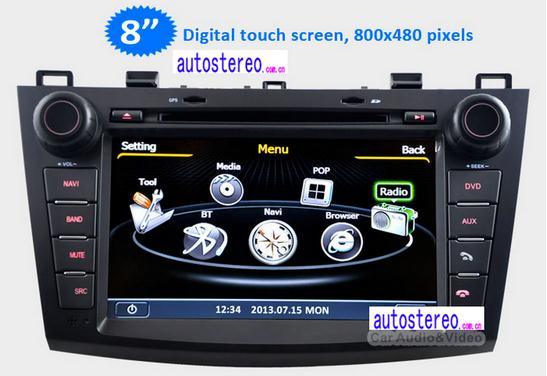 Car Audio for Mazda 3 GPS Navigator