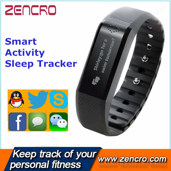 Social Media Notification BLE Bracelet Calorie Pedometer