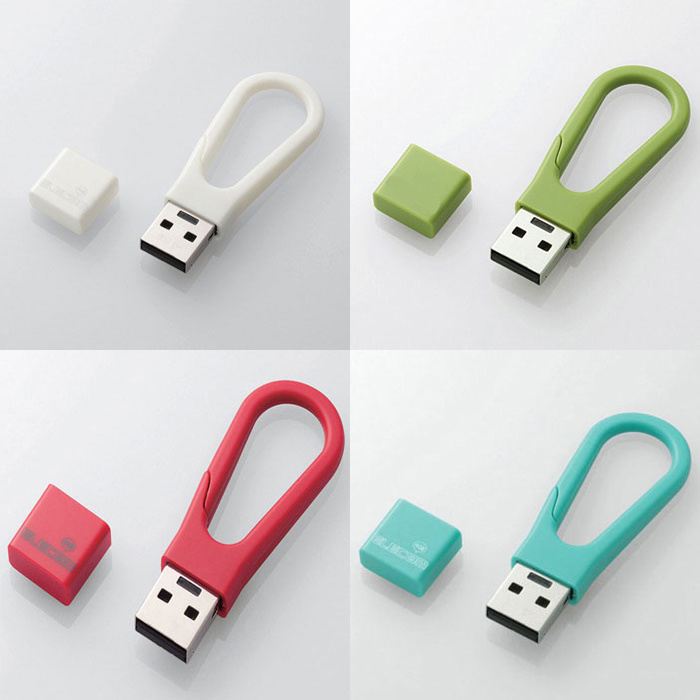 Plastic Hook up Gift USB Flash Pen Drive