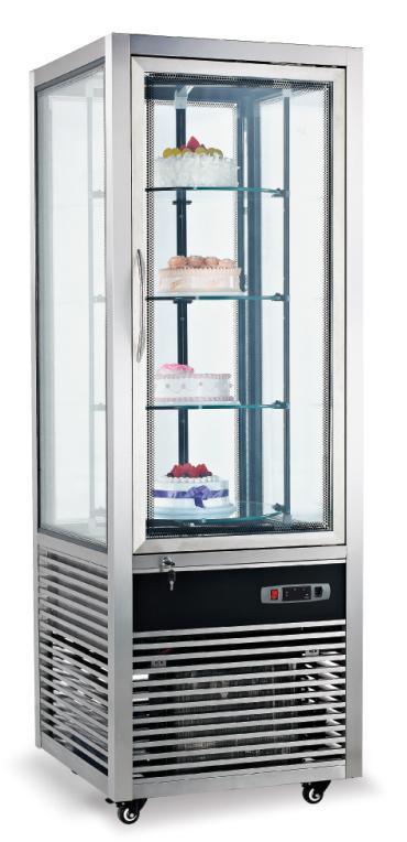 Four Sides Glass Cake Display Refrigerator (FG418L1-S)