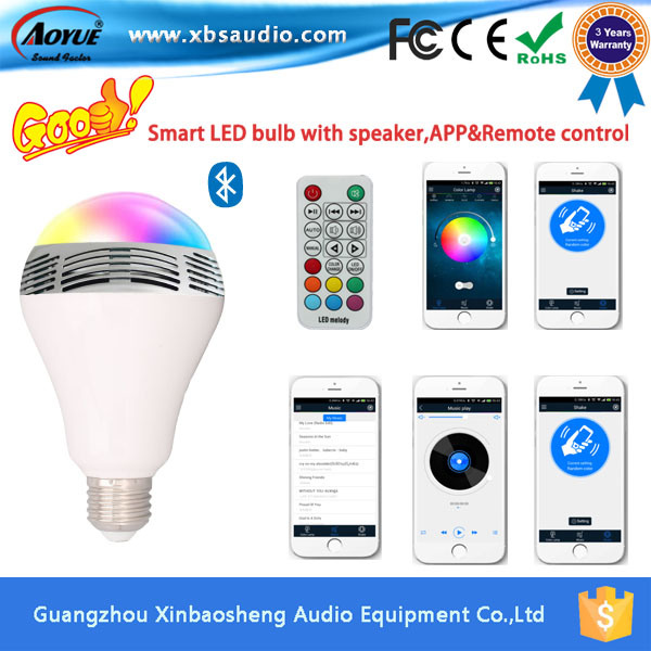 New Arrival Bt6 Wireless Bluetooth Smart LED Bulb Speaker