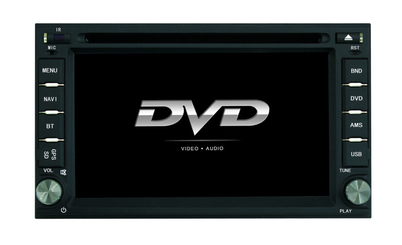 2 DIN 6.2in Universal Car DVD Player for Wince 6.0