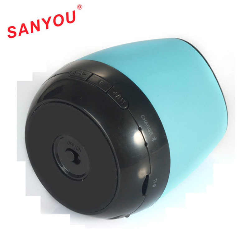 Blue Color Waterproof Mini Portable Bluetooth Wireless Speaker with TF Card SY-K08