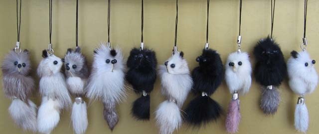 Cell Phone Chain Fur Charm (CPC-04)