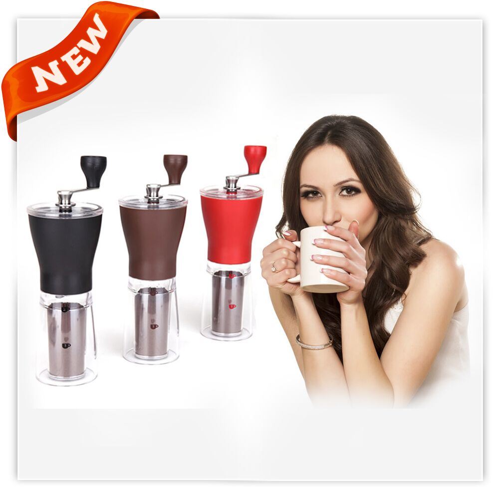 2015 Hot Sale Mini Coffee Mill Home Use Manual Cofee Grinder