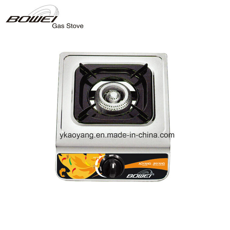 Kitchen Stove Single Burner Gas Stove with Stainless Steel