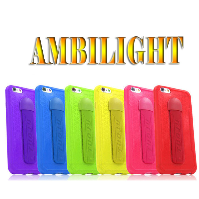 TPU with Holder Colorful Mobile Phone Case for iPhone 6s