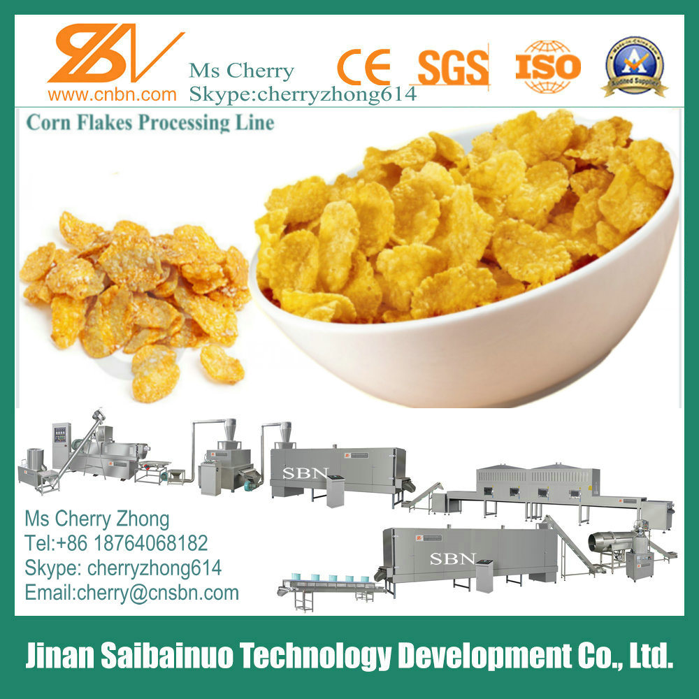 Corn Flakes Machine/ Breakfast Cereals Plant/Production Machines