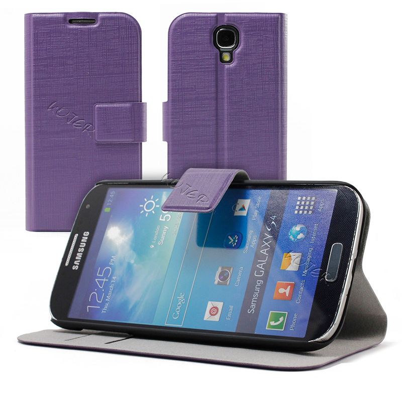 PU Material Case Flip Cover for Samsung Galaxy S4