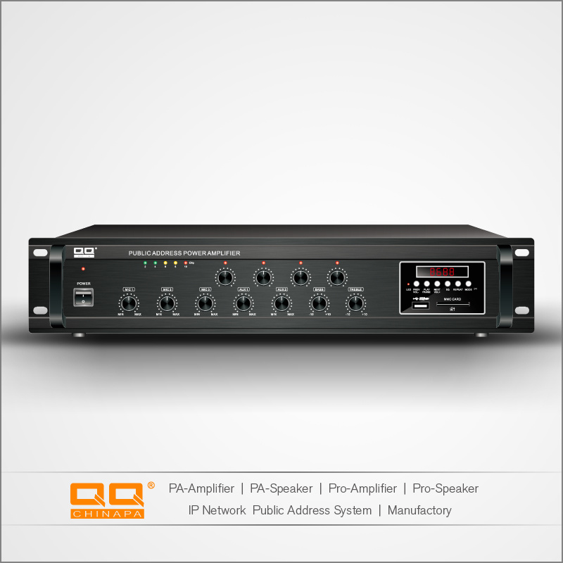 PA-1000 Power Amplifier with 4 Zones&FM U Disk 40-1000W