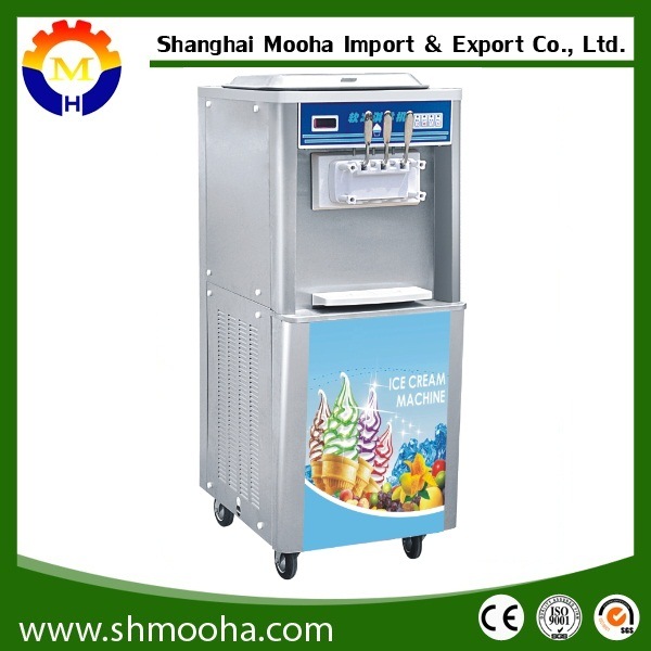 Hot Sale 2+1mixed Flavor Soft Ice Cream Machine