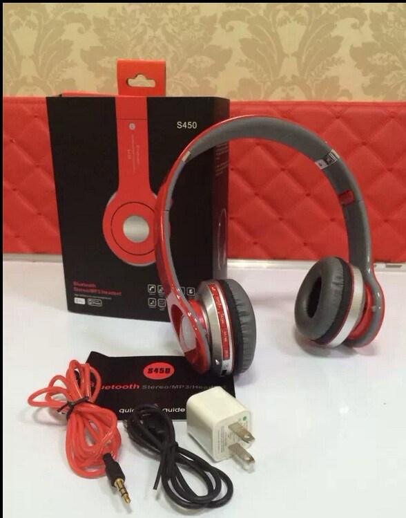 S450 Foldable on-Ear Wireless Stereo Bluetooth Headphones Headset