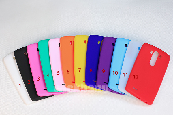 Silicon Rubber Gel Soft Case Skin Cover for LG G3