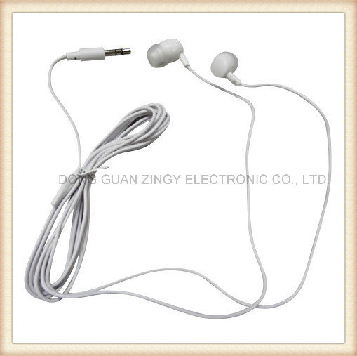 Wholesale Cheap Earphone with Plastic Earbuds