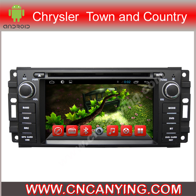 Car DVD Player for Pure Android 4.4 Car DVD Player with A9 CPU Capacitive Touch Screen GPS Bluetooth for Chrysler Town and Country (AD-6208)