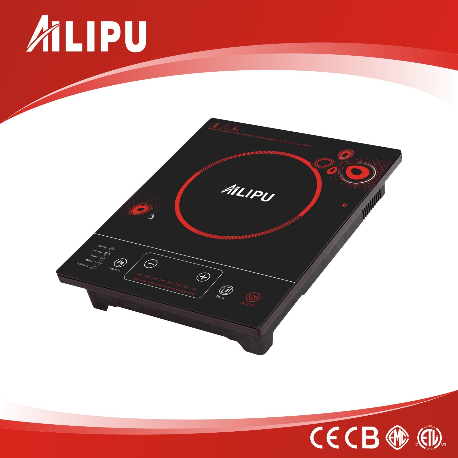 Hot Selling Sensor Touch Electric Induction Cooker Induction Cooktops