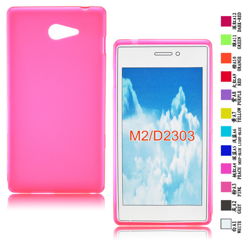 Mobile Phone Pudding Case for Sony M2/D2303/2305/2306/S50h