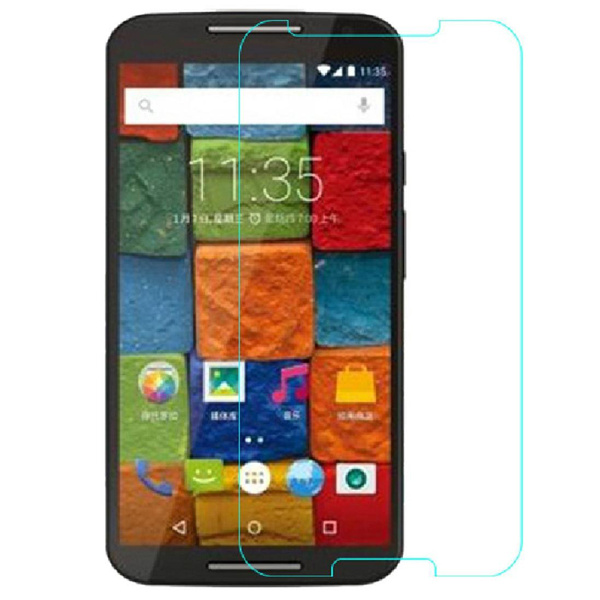 9h 2.5D 0.33mm Rounded Edge Tempered Glass Screen Protector for Moto X+1