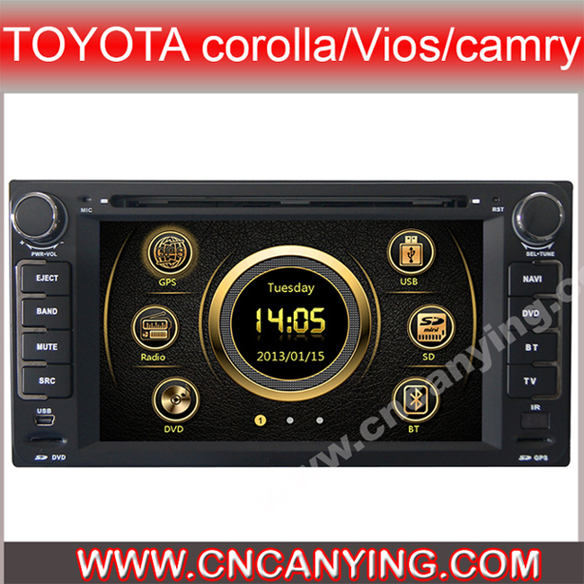 Special Car DVD Player for Toyota Corolla/Vios/Camry with GPS, Bluetooth. (CY-6203)