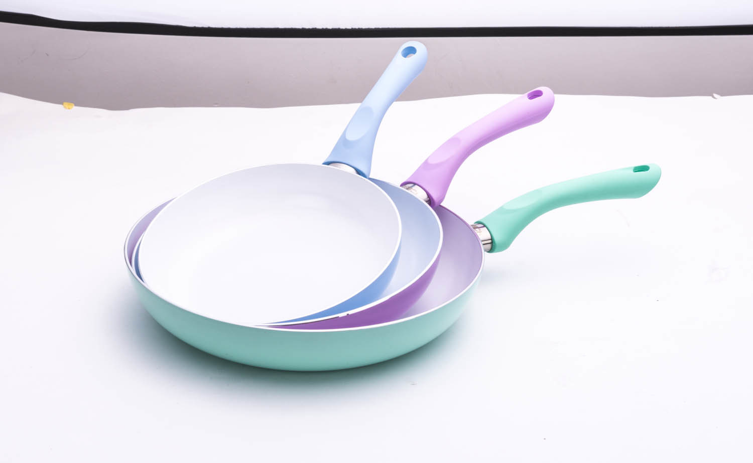 Ceramic Color Cookware Set Pan